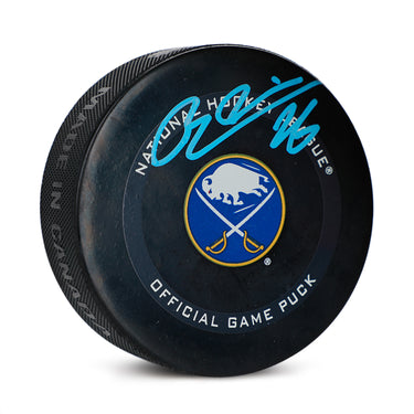 Rasmus Dahlin Autographed Buffalo Sabres Official Game Puck