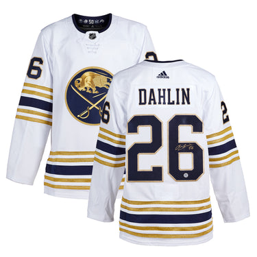 Rasmus Dahlin Signed Buffalo Sabres 50th Anniversary adidas Jersey