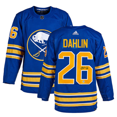 Rasmus Dahlin Autographed Buffalo Sabres Blue adidas Jersey