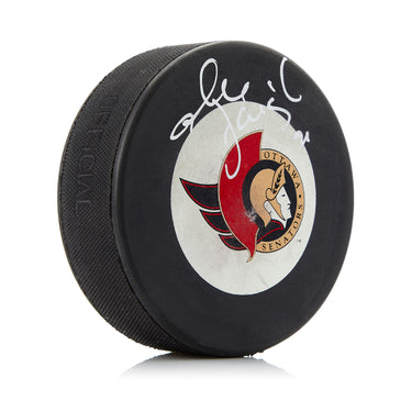 Alexandre Daigle Autographed Ottawa Senators Hockey Puck