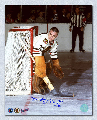 Denis Dejordy Signed Chicago Blackhawks 8x10 Photo