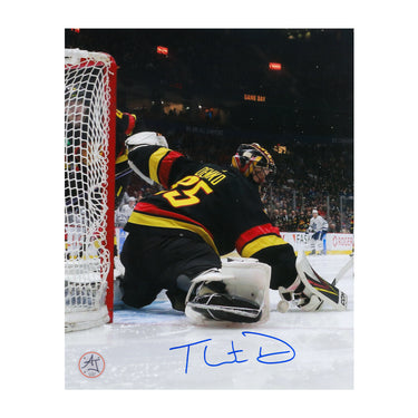 Thatcher Demko Signed Vancouver Canucks Hero Profile 8x10 Photo