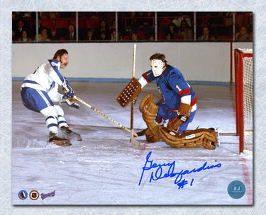 Gerry Desjardins New York Islanders Autographed Goalie 8x10 Photo