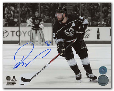 Drew Doughty Autographed Los Angeles Kings Color Isolation 8x10 Photo