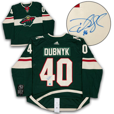 Devan Dubnyk Autographed Minnesota Wild adidas Jersey