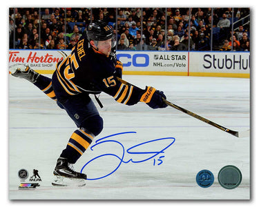 Jack Eichel Autographed Buffalo Sabres Goal Sniper 8x10 Photo