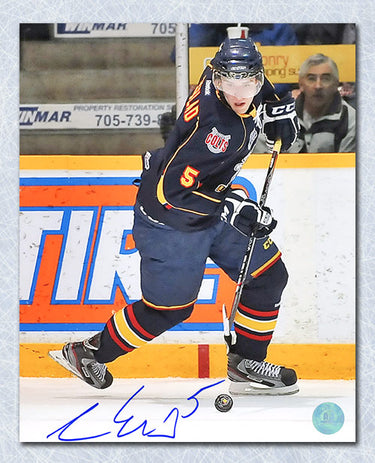 Aaron Ekblad Autographed Barrie Colts Rookie 8x10 Photo