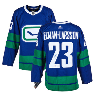 Oliver Ekman-Larsson Signed Vancouver Canucks Alternate adidas Jersey