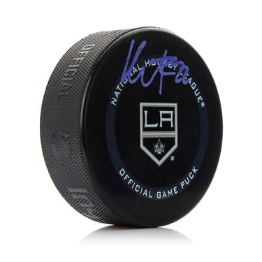 Kevin Fiala Signed Los Angeles Kings Official Game Puck