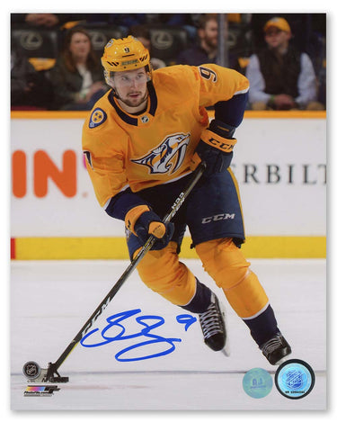 Filip Forsberg Autographed Nashville Predators Hockey 8x10 Photo