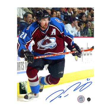 Peter Forsberg Autographed Colorado Avalanche Playmaker 8x10 Photo