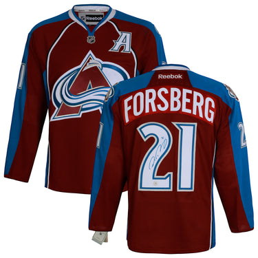 Peter Forsberg Signed Colorado Avalanche Vintage Reebok Jersey