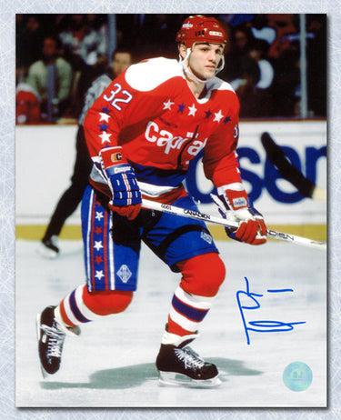 Lou Franceschetti Autographed Washington Capitals 8x10 Photo