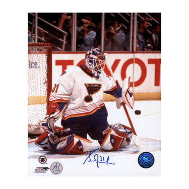 Grant Fuhr Autographed St Louis Blues Goalie 8x10 Photo