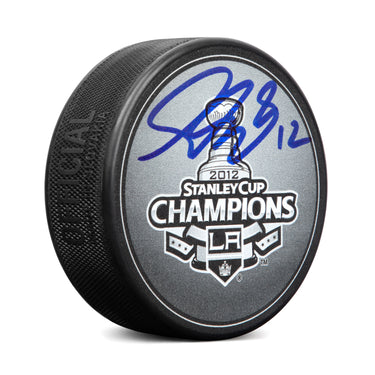 Simon Gagne Signed Los Angeles Kings 2012 Stanley Cup Champions Puck