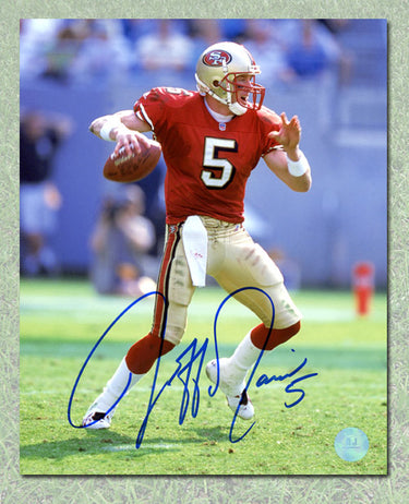 Jeff Garcia Autographed San Francisco 49ers 8x10 Photo