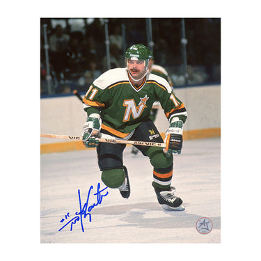 Mike Gartner Autographed Minnesota North Stars 8x10 Photo