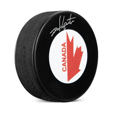 Mike Gartner Team Canada Signed Canada Cup Hockey Puck