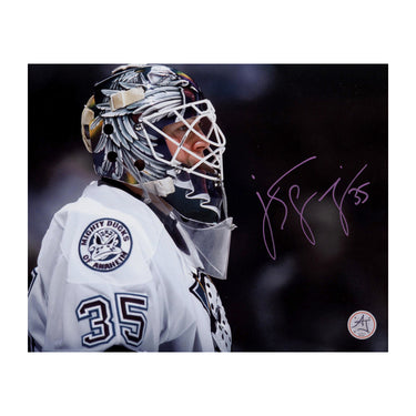 JS Giguere Signed Anaheim Mighty Ducks 8x10 Photo