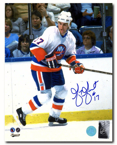 Greg Gilbert Autographed New York Islanders 8x10 Photo