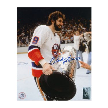 Clark Gillies Signed New York Islanders 1980 Stanley Cup 8x10 Photo