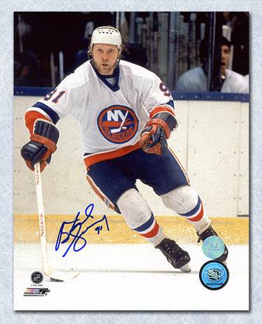 Butch Goring Autographed New York Islanders 8x10 Photo