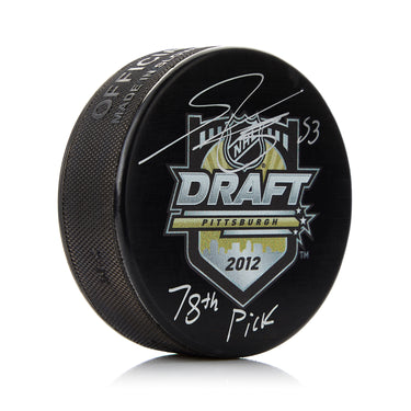 Shayne Gostisbehere Signed 2012 NHL Entry Draft Puck with Note