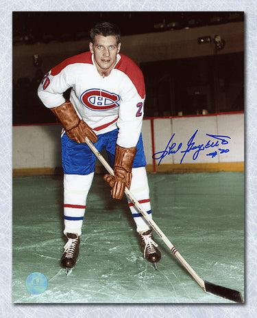 Phil Goyette Autographed Montreal Canadiens 8x10 Photo