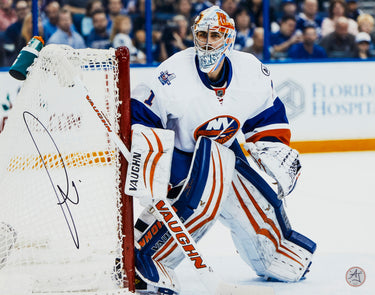 Thomas Greiss Autographed Islanders Goalie 11x14 Photo