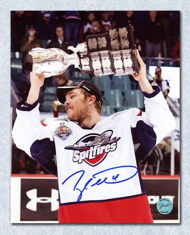 Taylor Hall Autographed Windsor Spitfires Memorial Cup 8x10 Photo