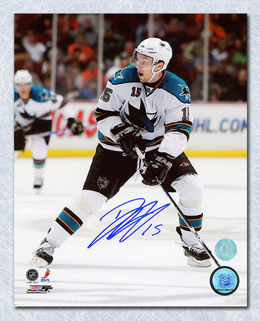 Dany Heatley Autographed San Jose Sharks 8x10 Photo