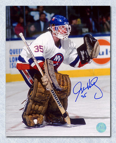 Glenn Healy Autographed New York Islanders 8x10 Photo