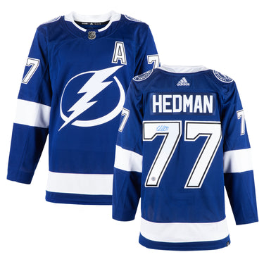 Victor Hedman Autographed Tampa Bay Lightning adidas Jersey