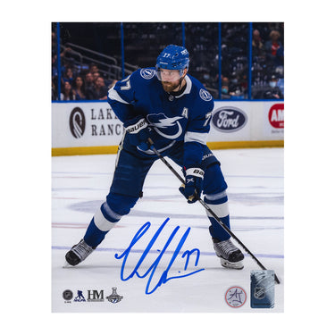 Victor Hedman Signed Tampa Bay Lightning Game Action 8x10 Photo