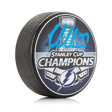 Victor Hedman Tampa Bay Lightning Signed 2021 Stanley Cup Puck