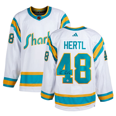 Tomas Hertl Signed San Jose Sharks Reverse Retro 2.0 adidas Jersey