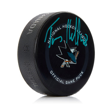 Tomas Hertl Autographed San Jose Sharks Official Game Puck