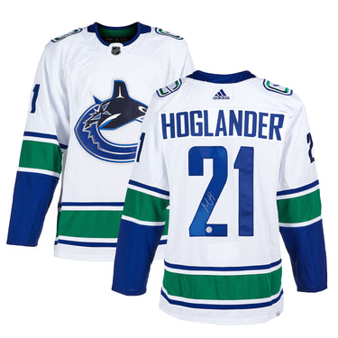 Nils Hoglander Signed Vancouver Canucks White adidas Jersey