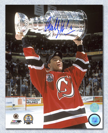 Bobby Holik Autographed New Jersey Devils Stanley Cup 8x10 Photo