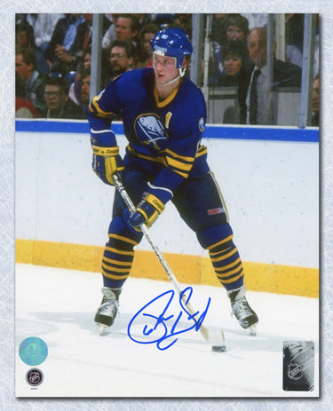 Phil Housley Autographed Buffalo Sabres Game Action 8x10 Photo