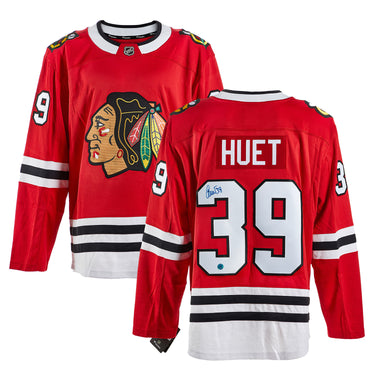 Cristobal Huet Autographed Chicago Blackhawks Fanatics Breakaway Jersey