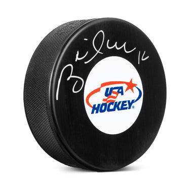Brett Hull Autographed Team USA Hockey Puck