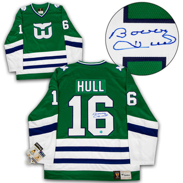 Bobby Hull Signed Hartford Whalers Throwback Breakaway Jersey