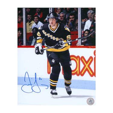 Jaromir Jagr Autographed Pittsburgh Penguins Game Action 8x10 Photo