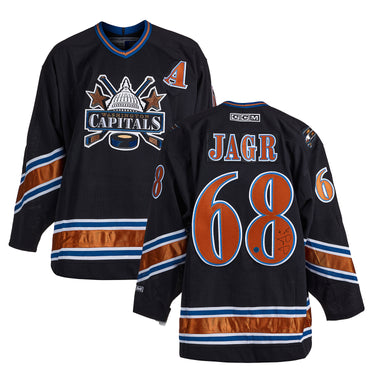 Jaromir Jagr Washington Capitals Autographed Retro CCM Jersey