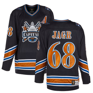 Jaromir Jagr Signed Washington Capitals Throwback Breakaway Jersey