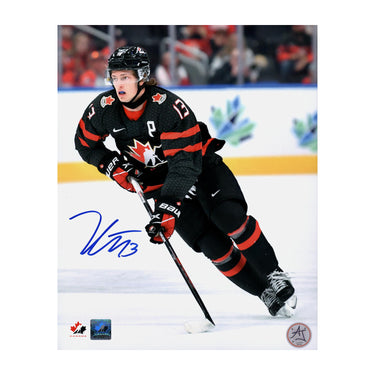 Kent Johnson Autographed Team Canada 8x10 Photo