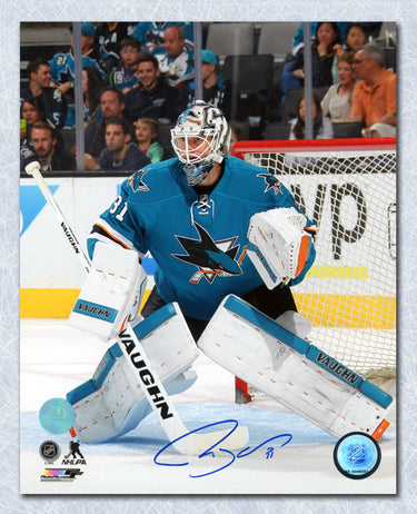 Martin Jones San Jose Sharks Autographed Goalie 8x10 Photo