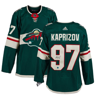 Kirill Kaprizov Autographed Minnesota Wild Green adidas Jersey