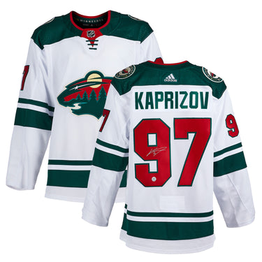 Kirill Kaprizov Signed Minnesota Wild White adidas Jersey